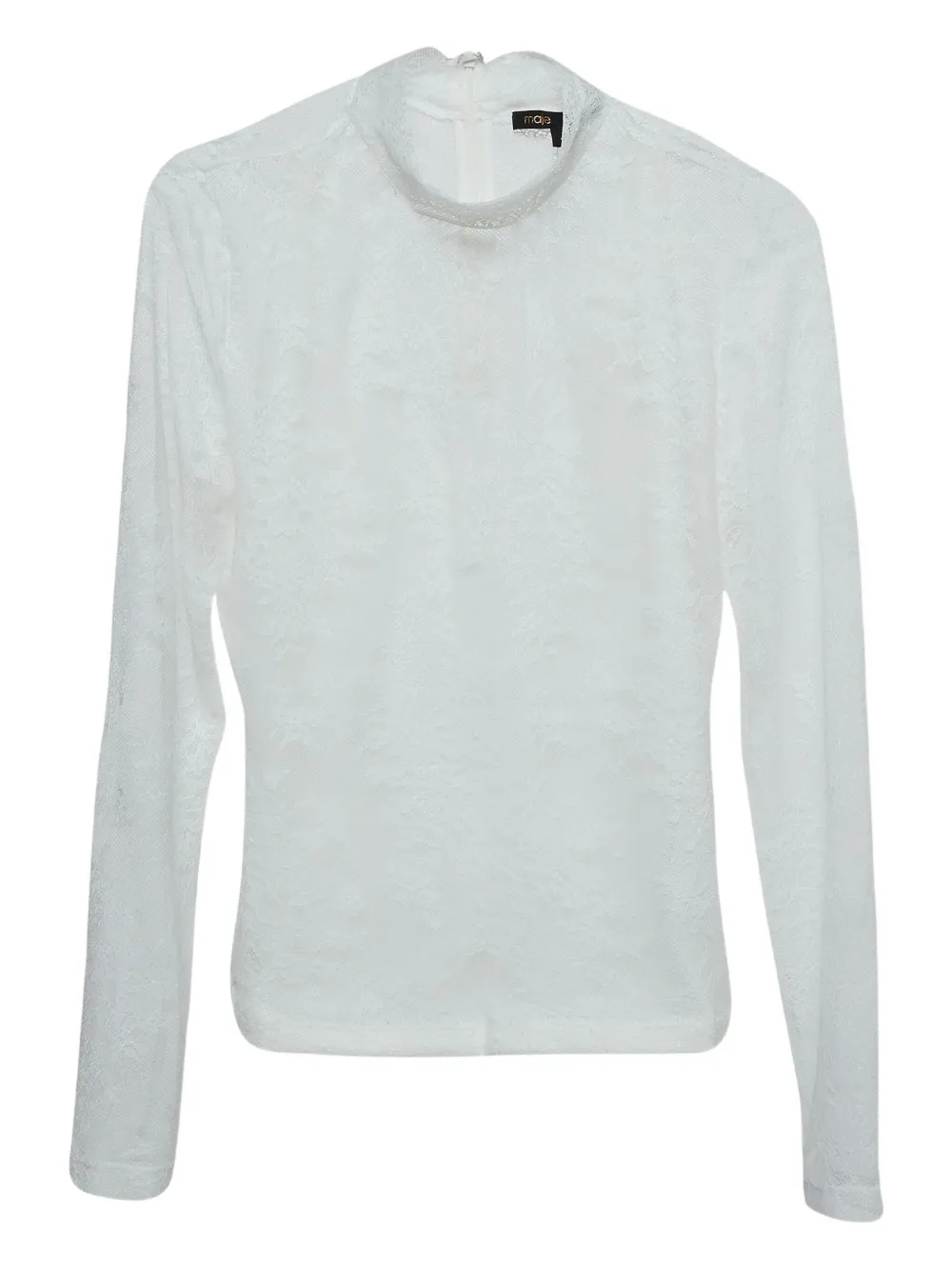 Maje Top a collo alto Pre-owned - Bianco
