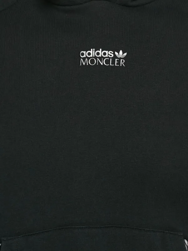 Moncler Vintage x Adidas 2024 キルティング パーカー | ブラック