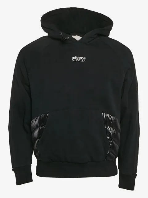 Moncler Vintage hoodie capitonada 2024 en colaboración con adidas