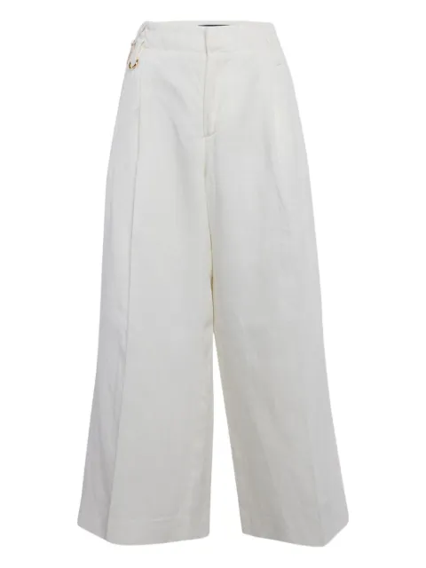 Jacquemus Pre-Owned pleated linen trousers