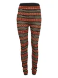 Missoni Pre-Owned knitted-pattern leggings - Red