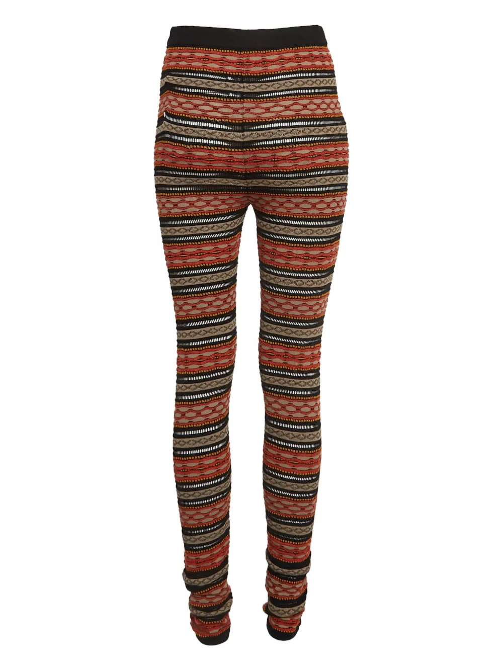 Missoni Pre-Owned Legging met gebreid patroon - Rood