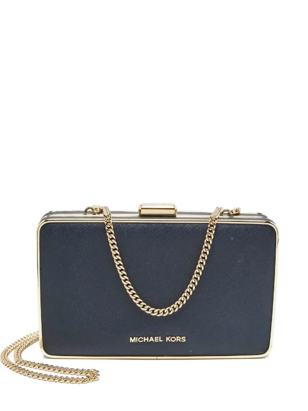 Michael Kors Vintage Elsie ボックスチェーン クラッチバッグ