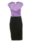 Gucci Pre-Owned two-tone midi dress - Purple