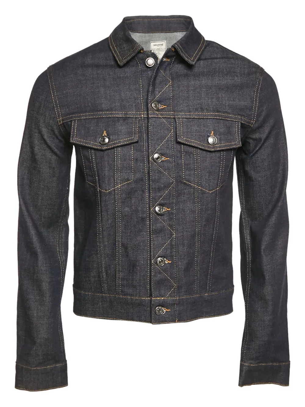 Zadig&Voltaire pre-owned buttoned-front denim jacket | Blue | Image 1