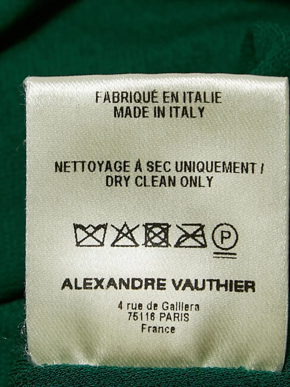 Alexandre Vauthier Abito asimmetrico con strass Pre-owned - Verde