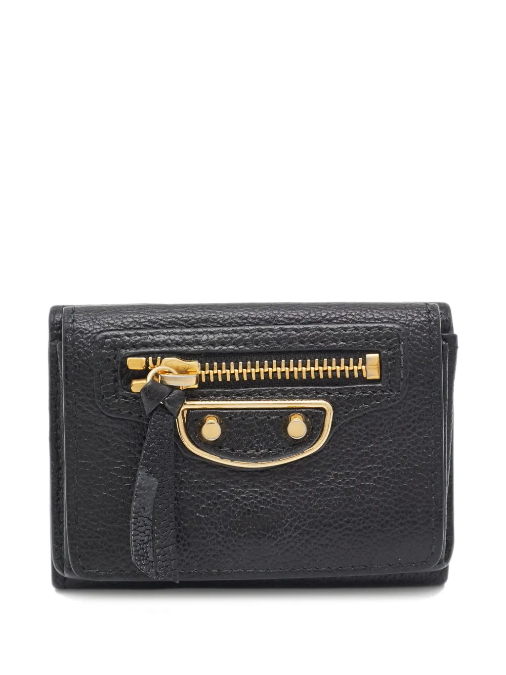 Balenciaga Pre-Owned leather zip wallet | Black | Image 1