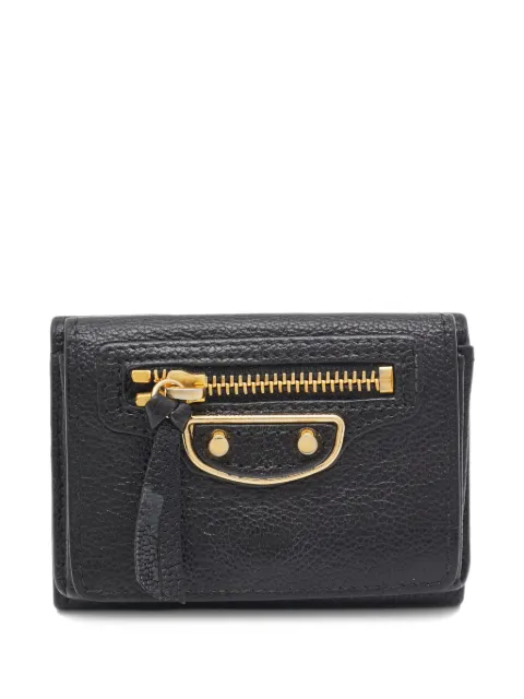 Balenciaga Pre-Owned leather zip wallet