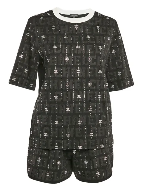 CHANEL Pre-Owned Interlocking logo suit 