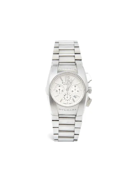 Bvlgari Pre-Owned Steel Chronograph Bracelet 38mm