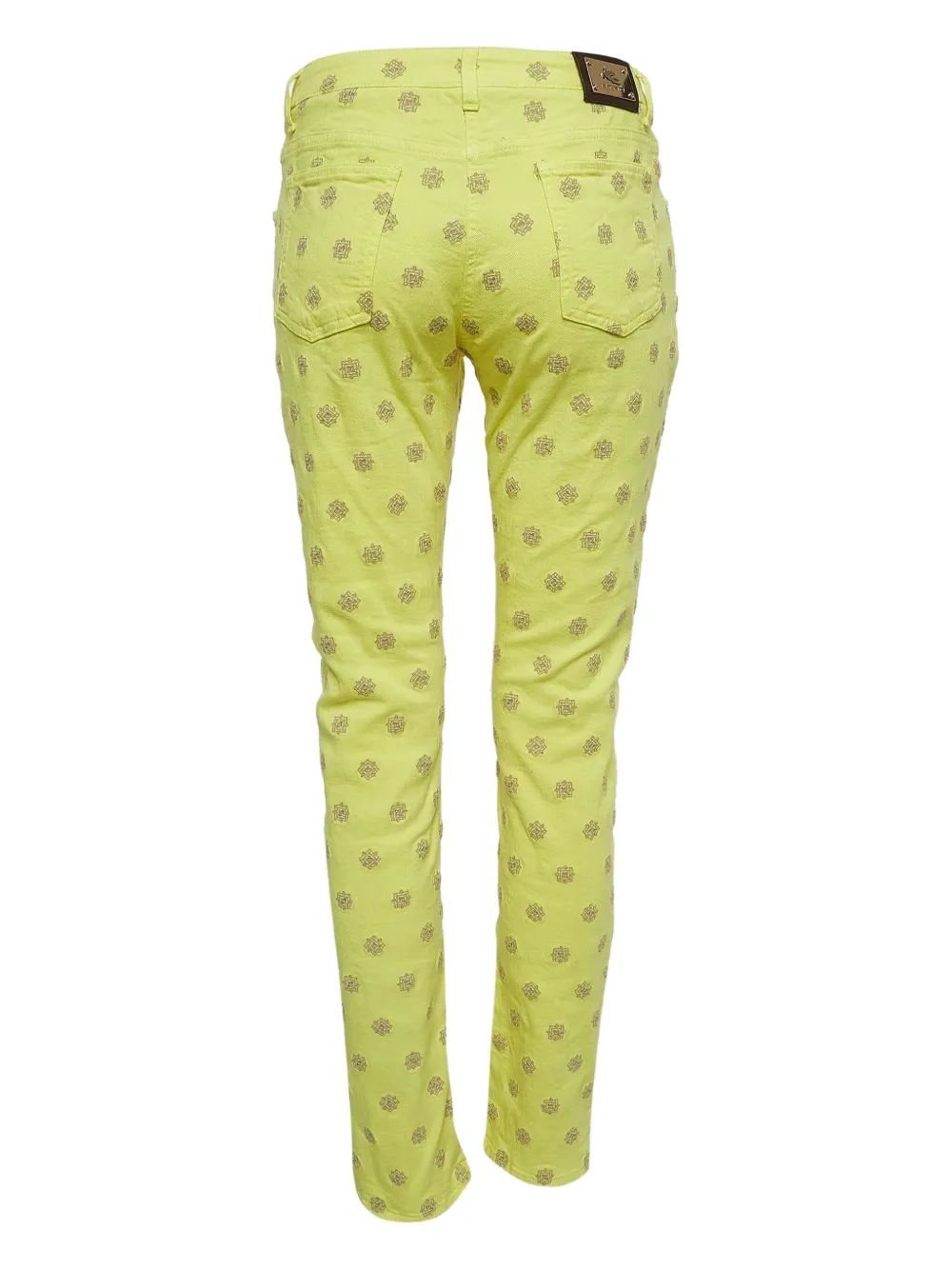 Etro Pre-Owned Broek met bloemenprint - Groen