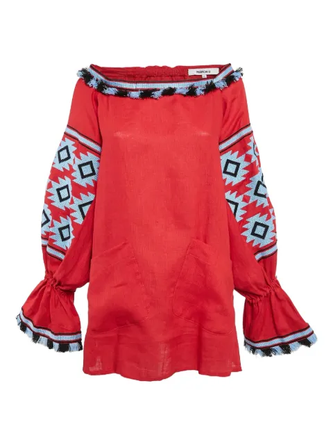 March 11 2024 pre-owned embroidered tassel dress
