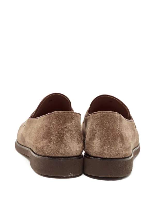 【送料込】BRUNELLO CUCINELLI スエード ペニーローファー Brunello Cucinelli スエード ペニーローファー | ブラウン