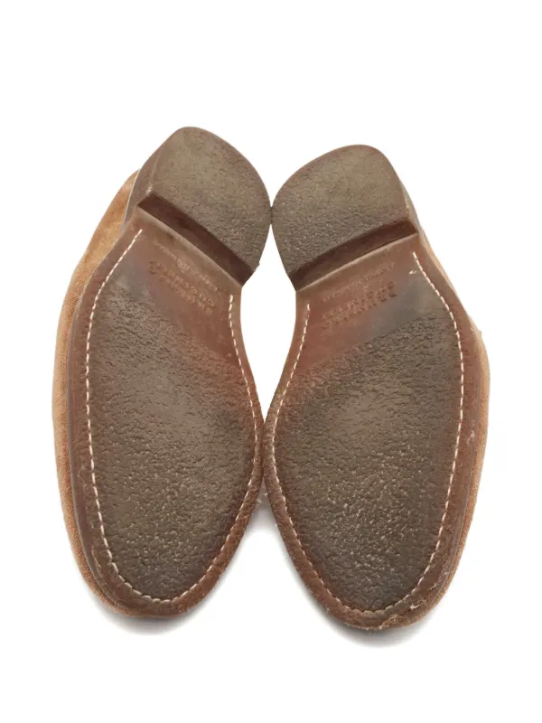 Brunello Cucinelli スエード ペニーローファー | ブラウン