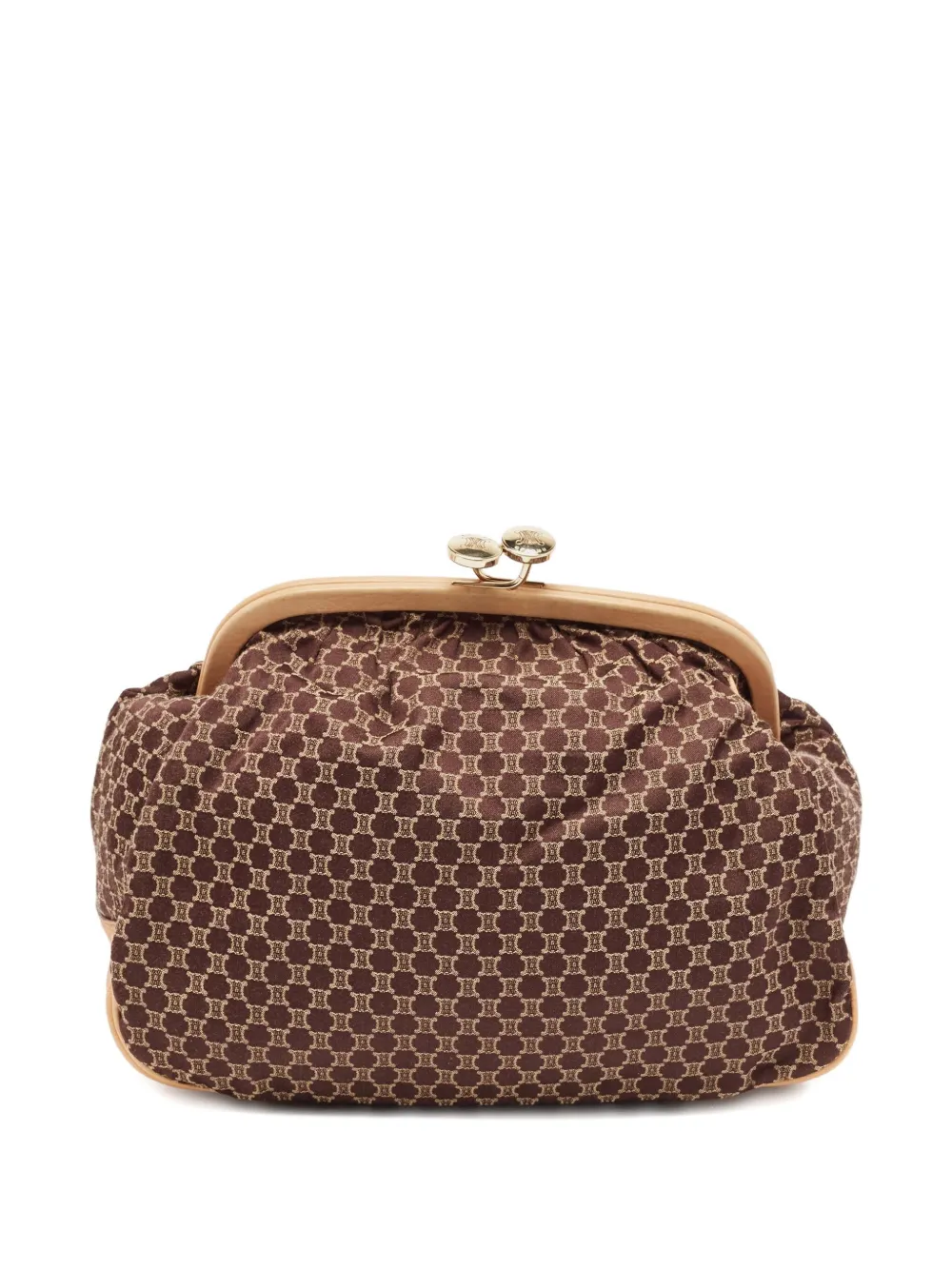 Céline Pre-Owned マカダム クラッチバッグ - ブラウン Céline Pre-Owned マカダム クラッチバッグ - ブラウン