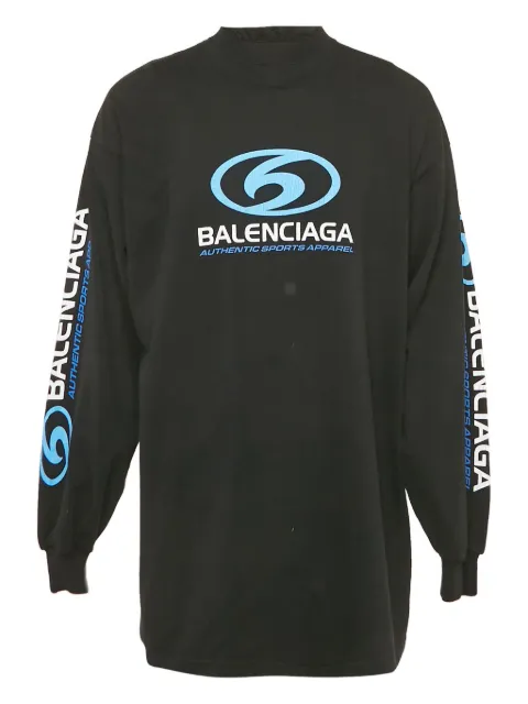 Balenciaga Pre-Owned logo-print long-sleeve sweatshirt 