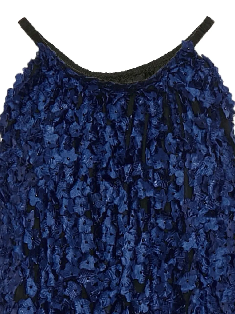 Giorgio Armani Pre-Owned Jurk met bloemenpatch - Blauw