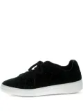 Alaïa Pre-Owned laser-print velvet sneakers - Black