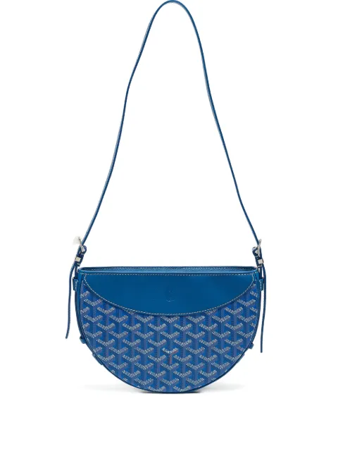 Goyard Pre-Owned 고야딘 캔버스 하프 문 숄더 백