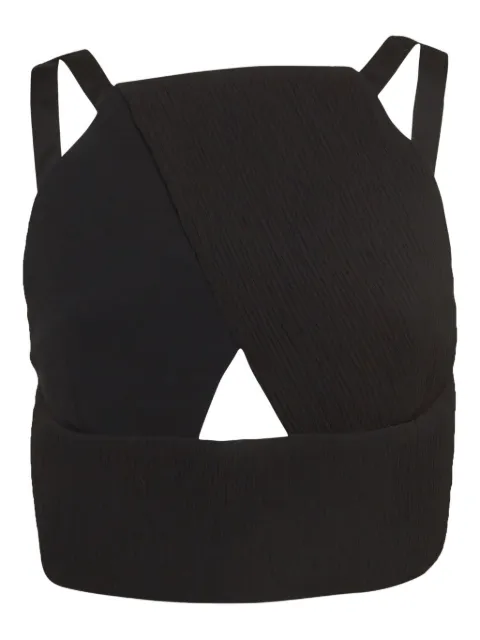 Roland Mouret pleated crisscross top