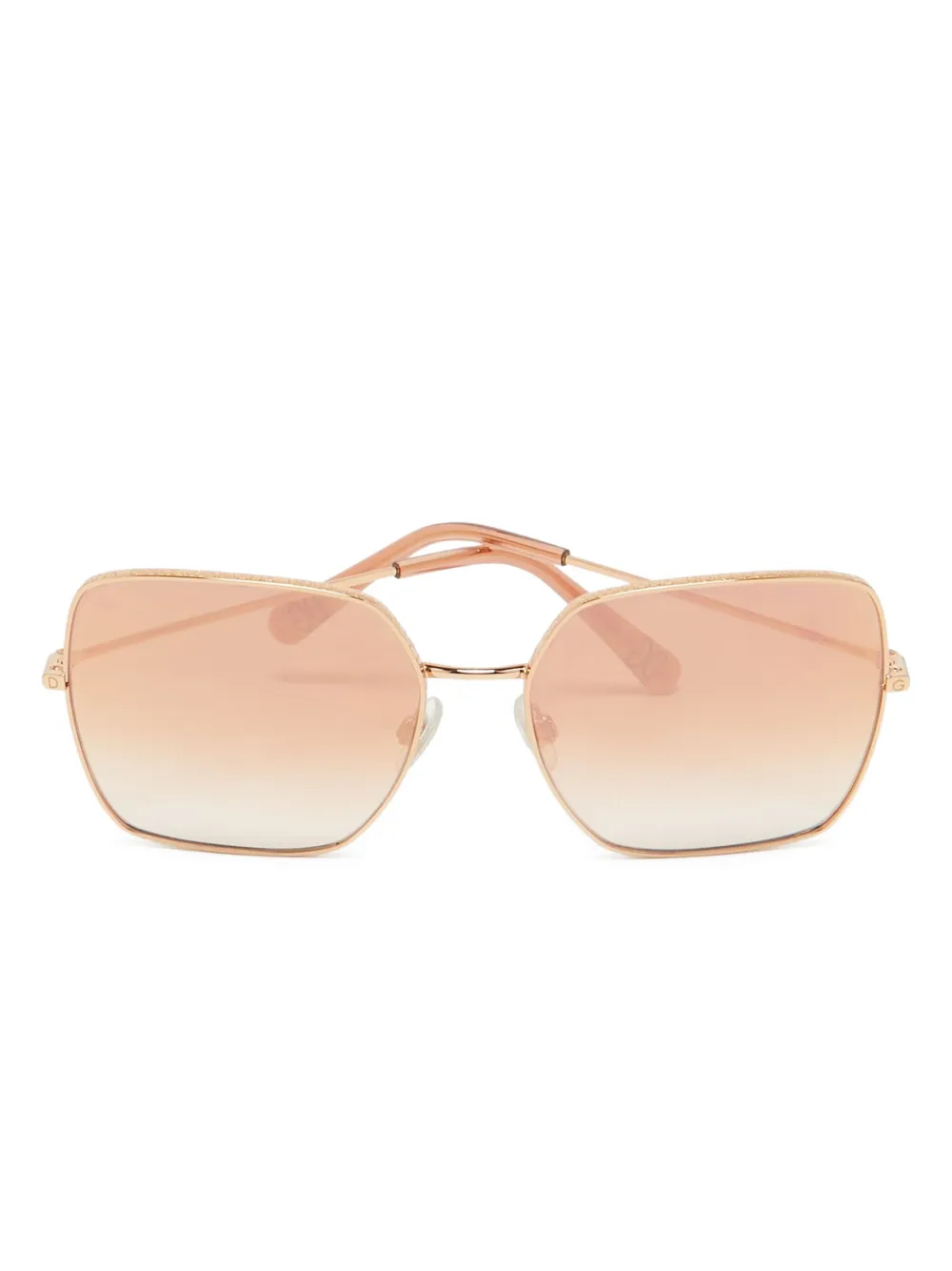Dolce & Gabbana Pre-Owned geometric-frame sunglasses | Pink | Image 1