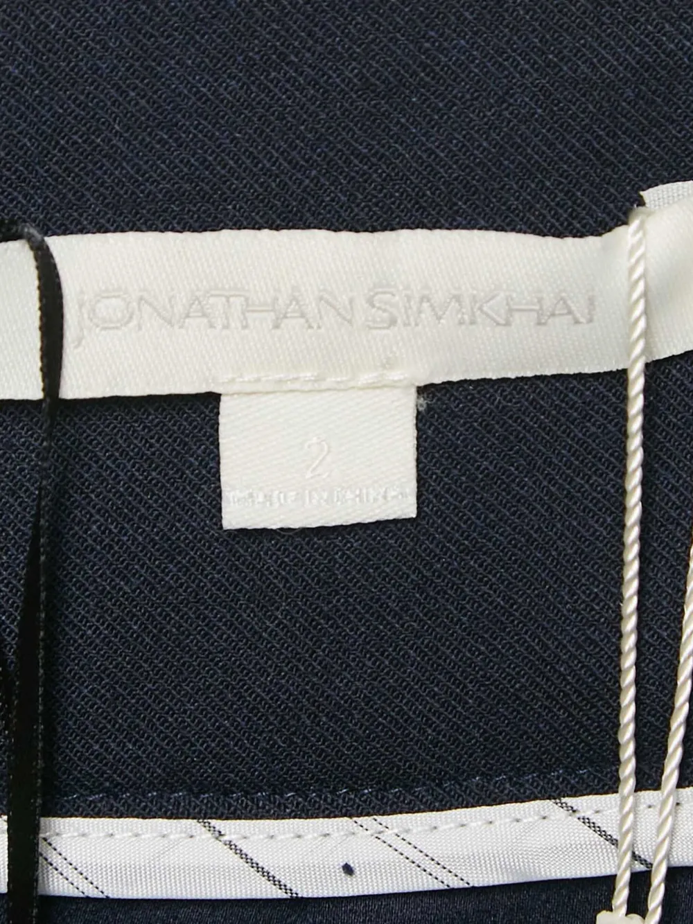 SIMKHAI Pre-owned Side Stripe-detail Trousers In Blue