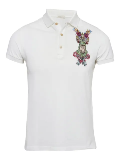 Etro Pre-Owned Poloshirt mit Froschstickerei