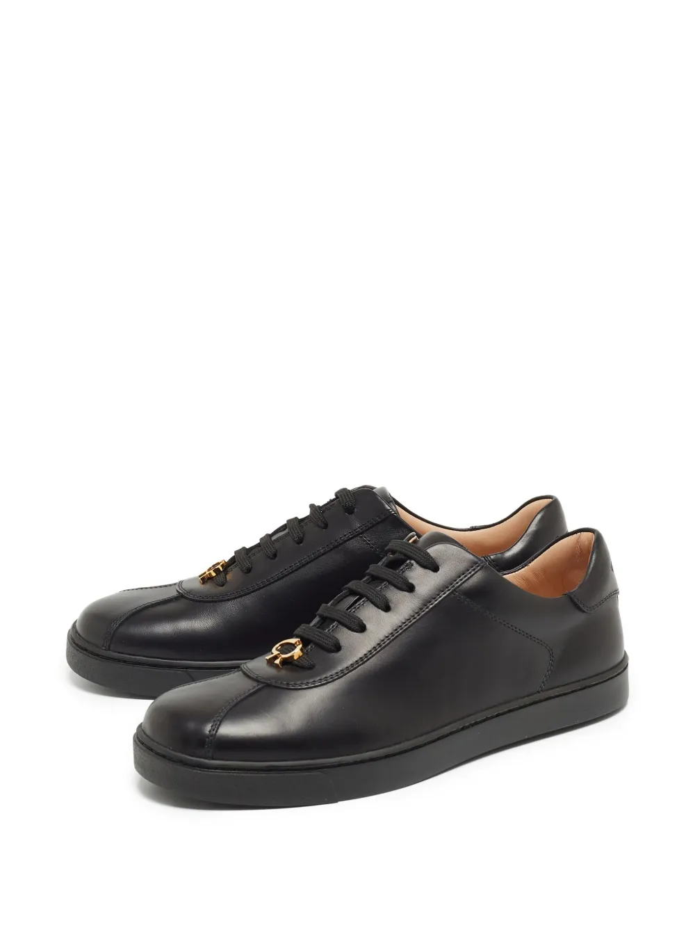 Gianvito Rossi Leren sneakers - Zwart