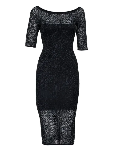 Alexandre Vauthier semi-sheer midi dress