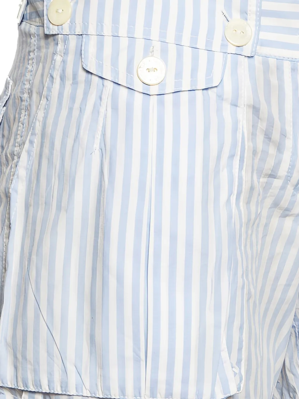 Dolce & Gabbana Pre-Owned striped flap-pocket shorts | Image 2