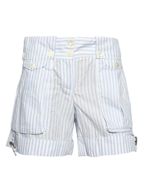 Dolce & Gabbana Pre-Owned striped flap-pocket shorts