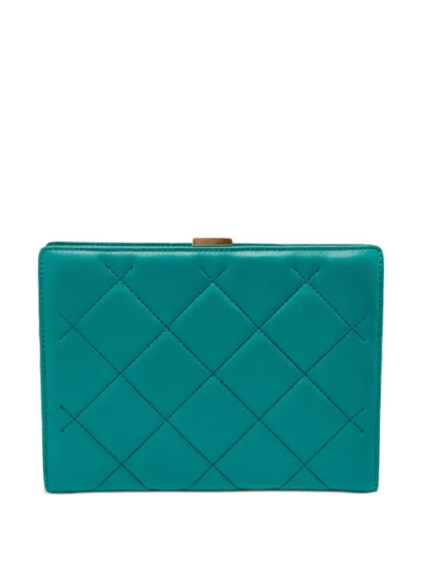 Carolina Herrera Vintage Quilted Mini Bag Green FARFETCH UK