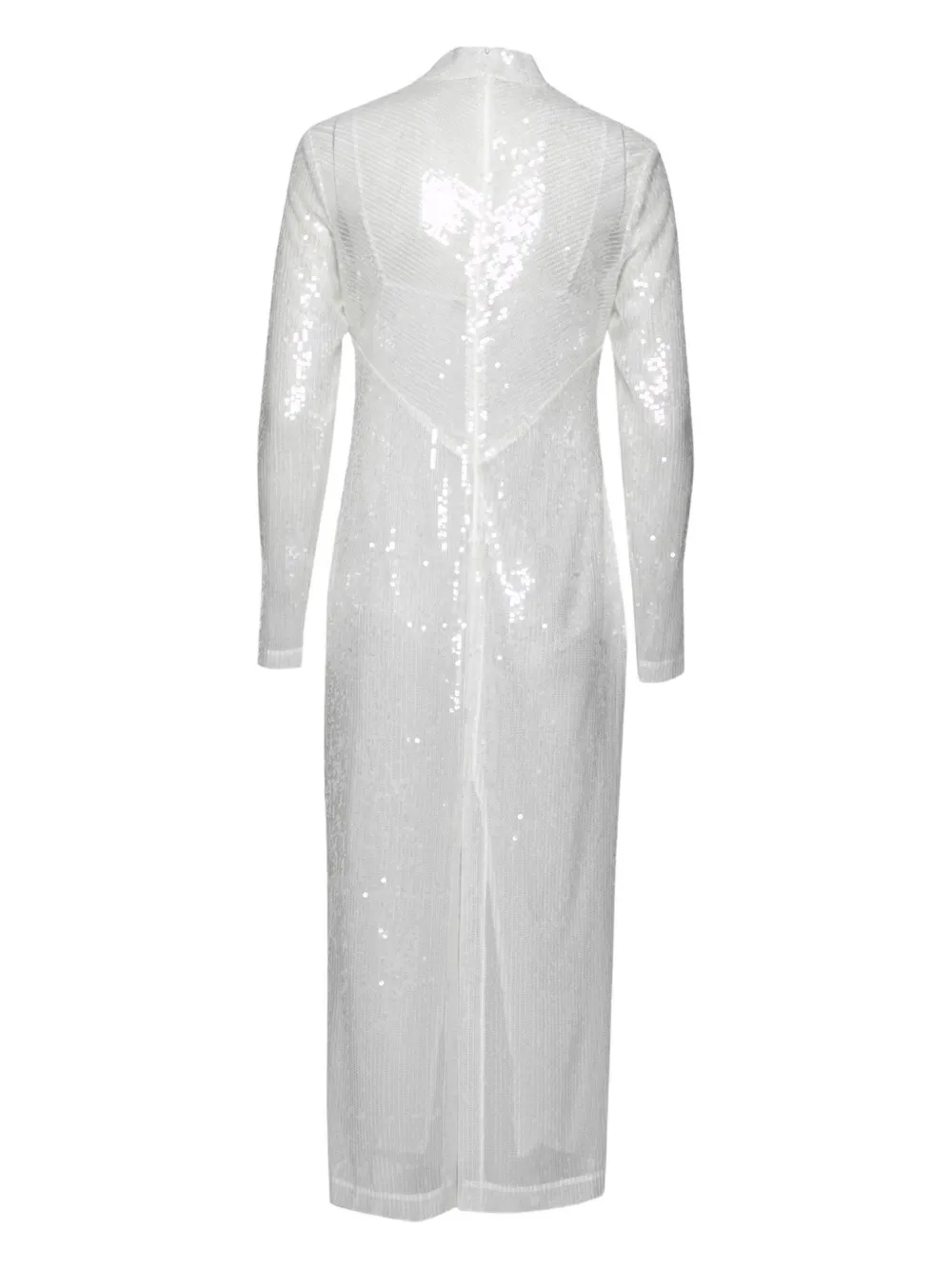 STAUD 2024 jurk met pailletten - Wit