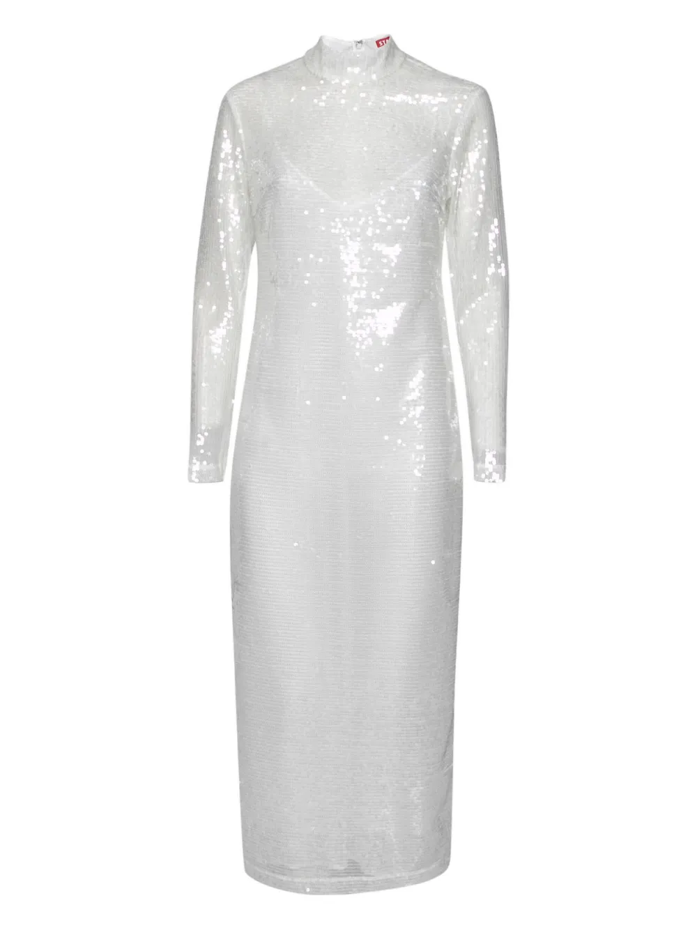 STAUD robe à sequins (2024) | blanc | Image 1