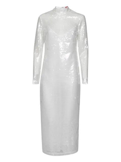 STAUD vestido bordado con lentejuelas 2024