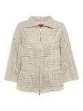 Carolina Herrera Vintage textured jacket - Neutrals