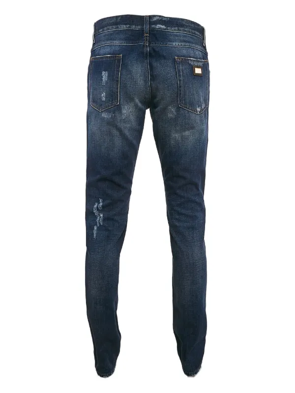 DOLCE & GABBANA ダメージデニム 48 Dolce＆Gabbana ストレートデニム