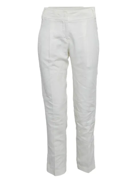 Brunello Cucinelli Vintage linen blend straight-leg trousers