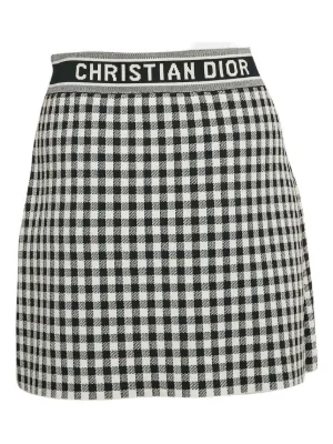 Dior ディオール　フラップスカート　ビッグボタン　ブラック Dior ディオールフラップスカートビッグボタンブラック