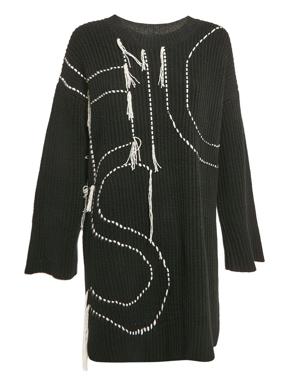 JOSEPH cotton knitted top - ブラック JOSEPH cotton knitted top - ブラック