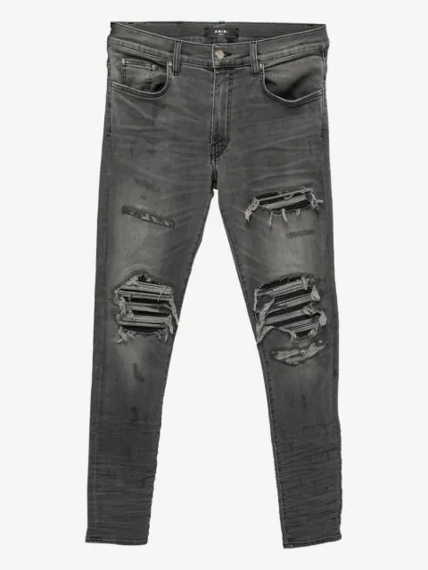AMIRI jean à effet usé