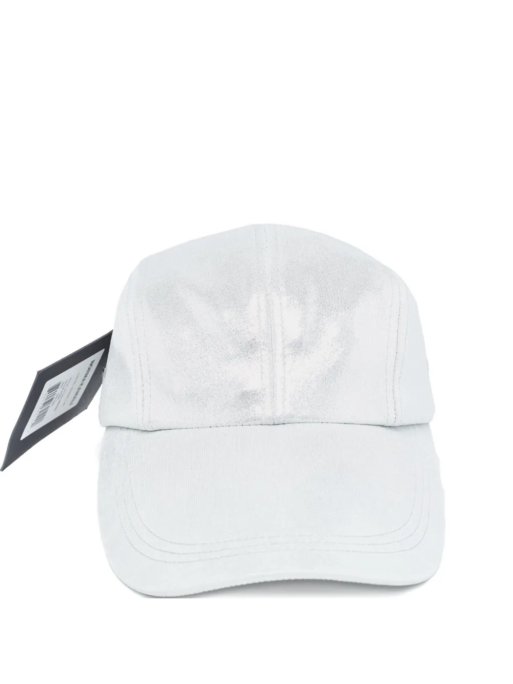 Norma Kamali lamé-effect cap - グレー Norma Kamali lamé-effect cap - グレー