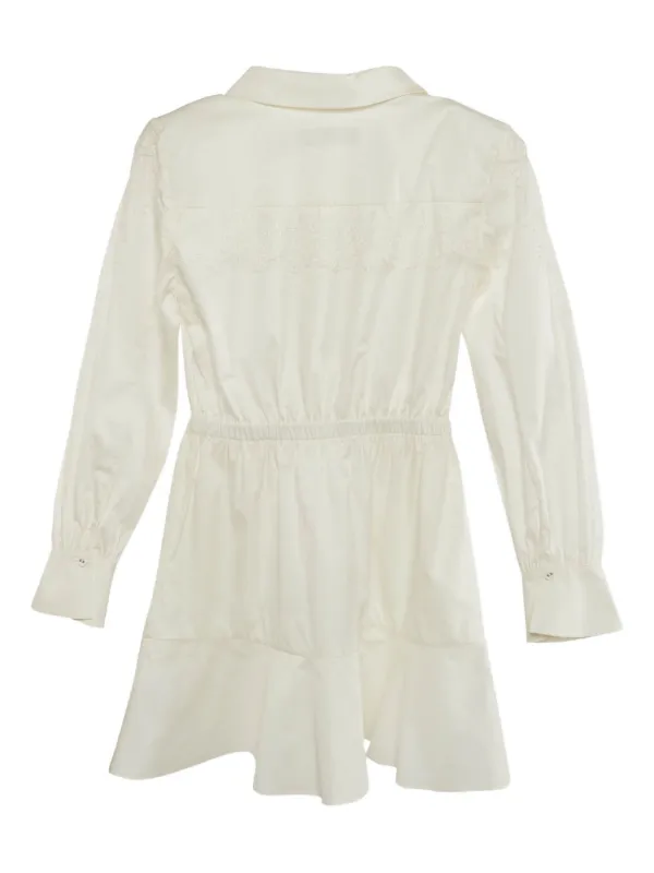 chinese dress ladies Liza Mini Lace Dress in White 12