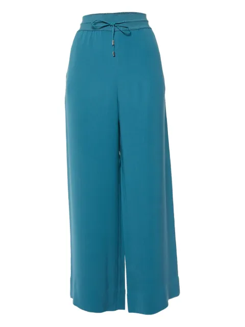 Loro Piana Pre-Owned silk wide-leg trousers