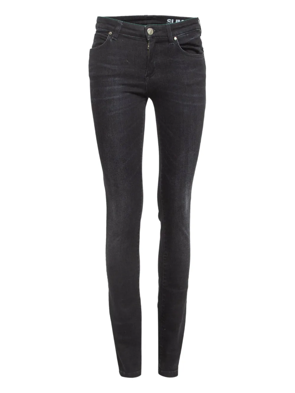 Versace Pre-Owned rhinestone jeans | Black | Image 1