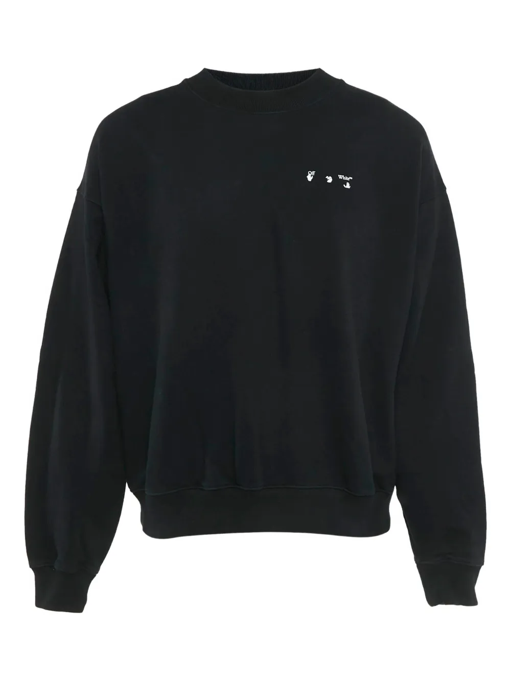 Off-White Pre-Owned ロゴ スウェットシャツ - ブラック Off-White Pre-Owned ロゴ スウェットシャツ - ブラック