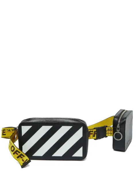 Off-White Pre-Owned 2024 striped leather belt bag