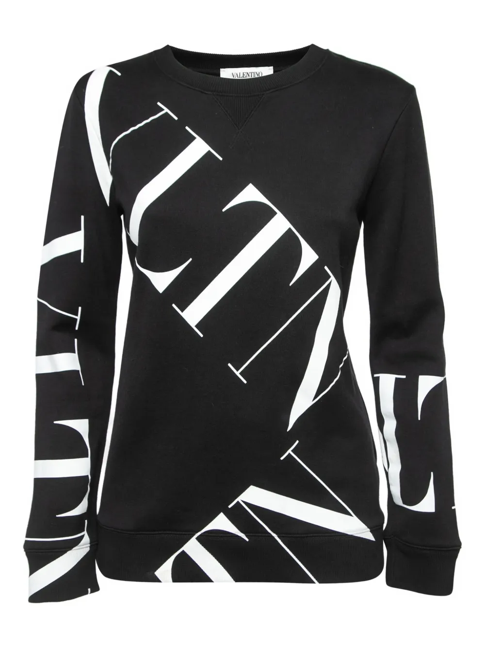 diagonal logo sweatshirt