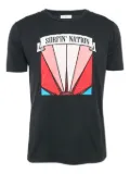 SANDRO graphic-print t-shirt - Black