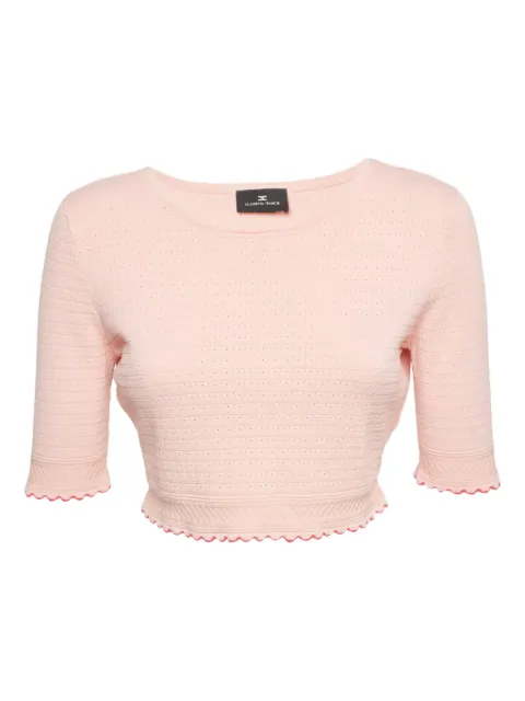 Elisabetta Franchi Pre-owned cropped gebreide trui